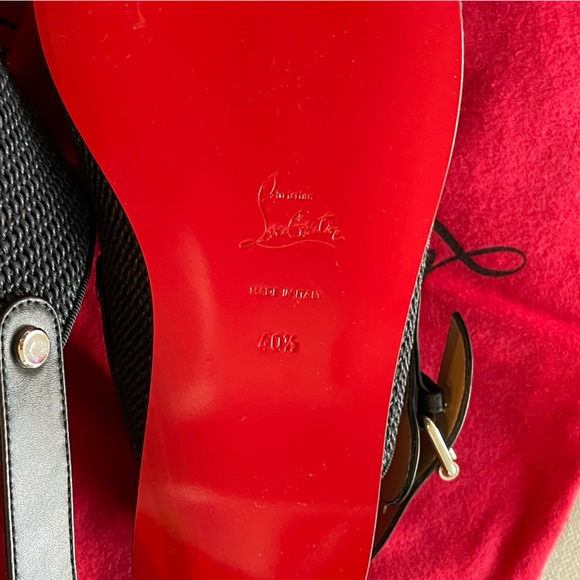 NWT💎Christian Louboutin💎Crestiflat Slingback Tresse - Picture 6 of 10